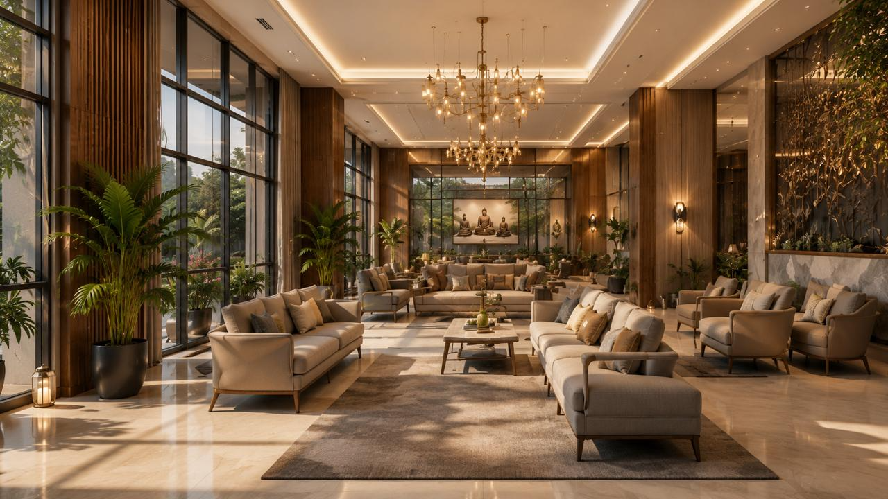 Krishna Galaxy Grand Entrance Lobby
